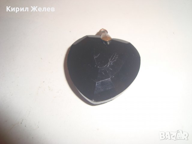 ГОЛЯМО ФАСЕТИРАНО СЪРЦЕ АРТ МЕДАЛЬОН от КРИСТАЛ 79831, снимка 5 - Колиета, медальони, синджири - 30568623