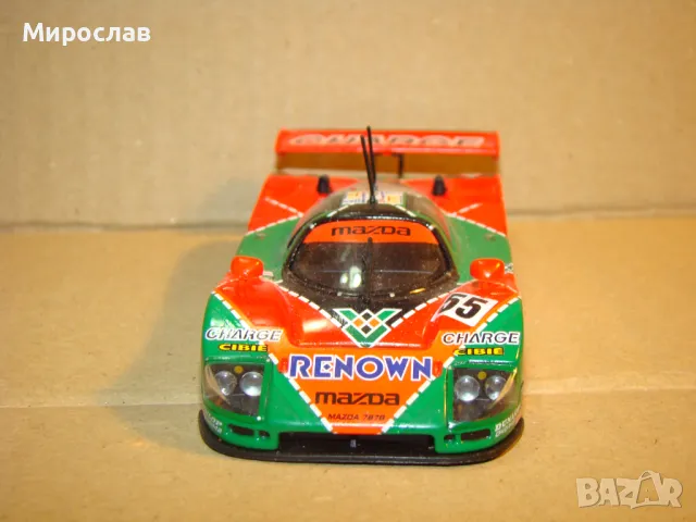 IXO 1:43 MAZDA 787B РАЛИ МОДЕЛ КОЛИЧКА ИГРАЧКА ЛЬО МАН, снимка 3 - Колекции - 48158224