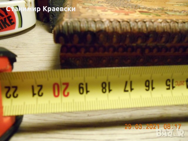  Cigarette box - souvenir vintage 88, снимка 4 - Антикварни и старинни предмети - 33873606