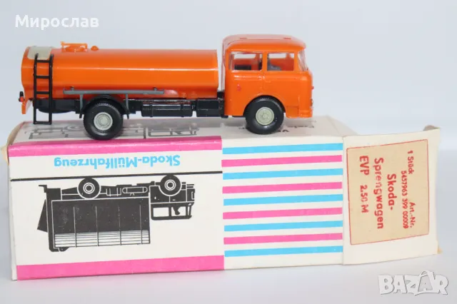 PERMOT PREFO SKODA H0 1/87 МОДЕЛ ИГРАЧКА КАМИОН КОЛИЧКА, снимка 4 - Колекции - 49369210