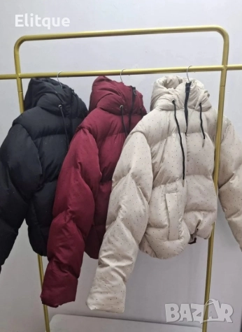 Зимно яке с камъчета 