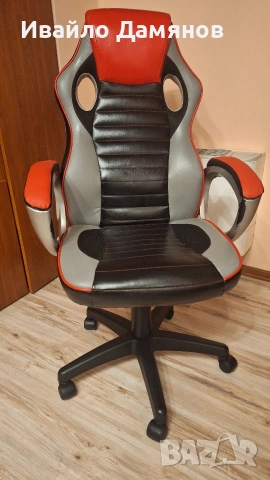 #Геймърски стол #Гейминг стол #Кожен стол #Компютърен стол #Офис стол
