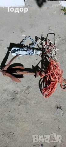 Продавам котви с въже и верига, снимка 3 - Аксесоари и консумативи - 54273708
