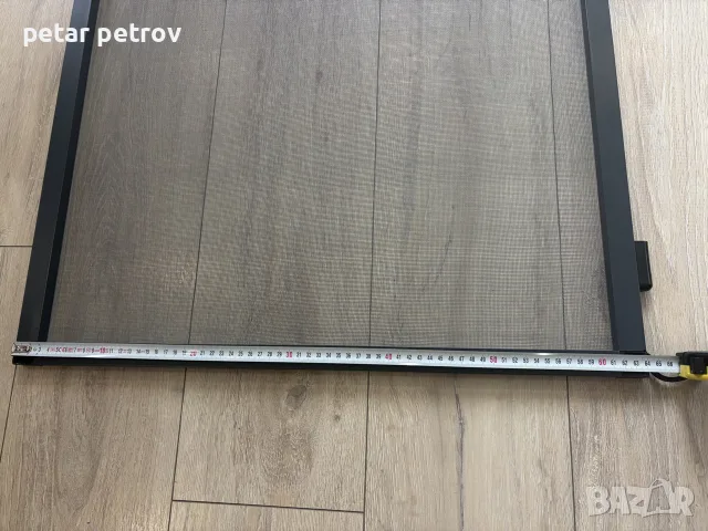 Комарник НОВ за прозорец антрацит, снимка 3 - Дограми - 56172821