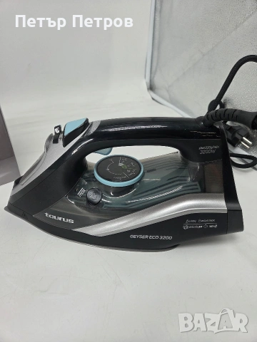 Чисто нова парна ютия Taurus Geyser Eco 3200. Мощност: 3200 W за бързо загряване, снимка 3 - Ютии - 53994759