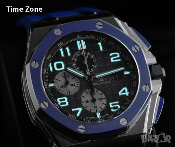 Audemars Piguet Royal Oak Offshore Chronograph 44mm Blue & Black Ceramic Различни Варианти, снимка 11 - Мъжки - 52998231