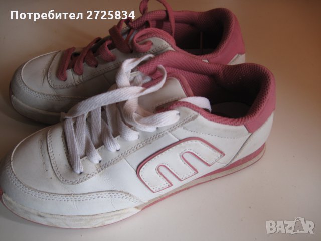 Маратонки Etnies за момиче, 38, снимка 4 - Детски маратонки - 29290311