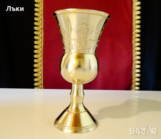 Бронзов бокал за вино,чаша за вино,шедьовър. , снимка 9 - Антикварни и старинни предмети - 30408141