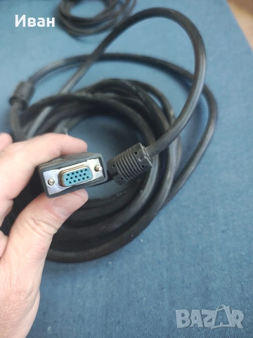 Кабел за монитор 5 метра., снимка 2 - Кабели и адаптери - 53159653