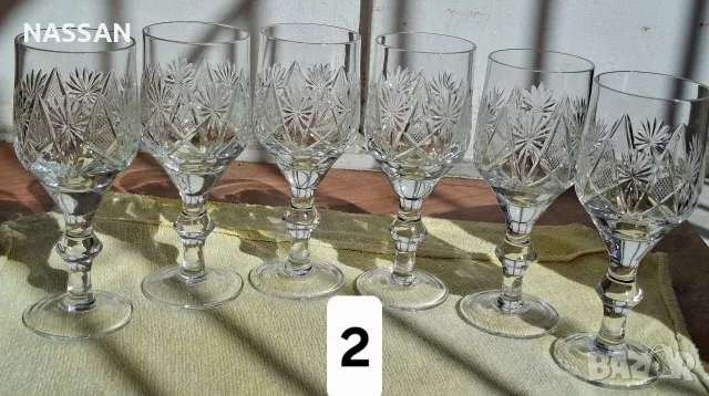Кристални чаши и съдове с гравюри, снимка 3 - Сервизи - 50847641