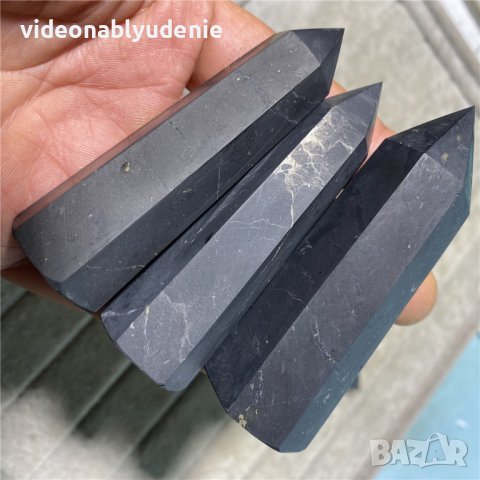 Пирамидален Обелиск Висулка Голямо Монолитно Парче Лечебен Шунгит Най-целебният Камък на Земята 90мм, снимка 7 - Други ценни предмети - 40070060