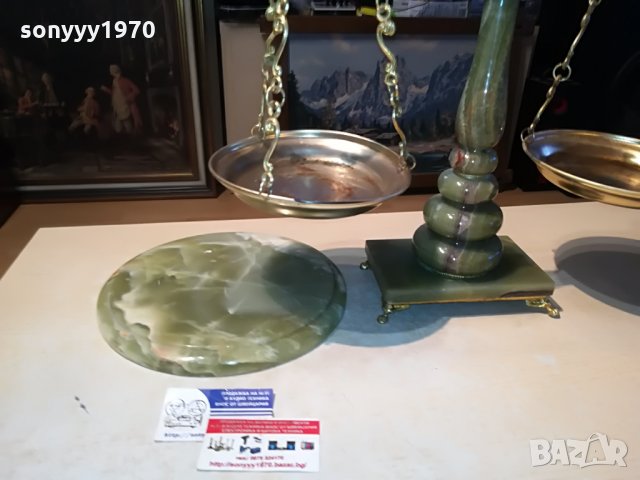 голяма везна-антика внос германия 0808211945, снимка 6 - Антикварни и старинни предмети - 33759216