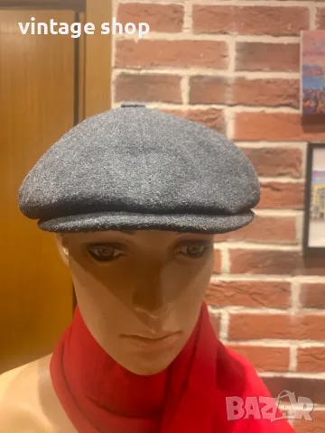 Мъжки каскет вълна и кашмир и мъжка шапка фина вълна Hugo Boss