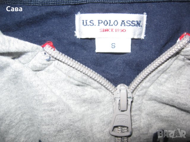 Суичър U.S.POLO ASSN.  мъжки,С-М, снимка 1 - Спортни дрехи, екипи - 42798131