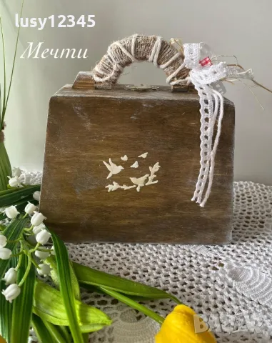 Кутия чантичка-Пролет!, снимка 7 - Декорация за дома - 50421589