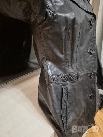 Зимно Дамско яке от естествена кожа размер М, снимка 6 - Якета - 53990027