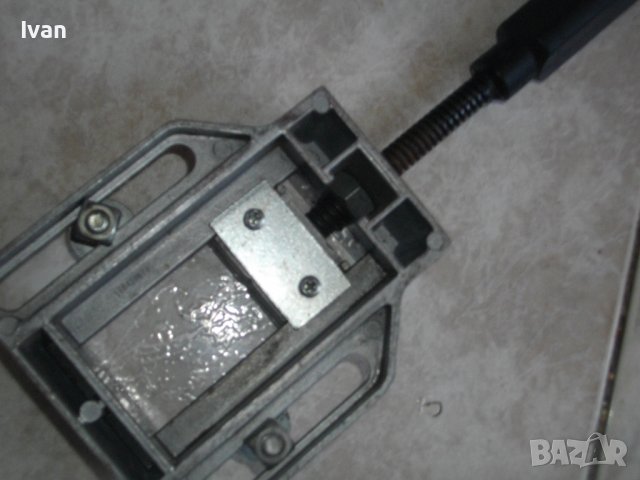 Ново Немско Машинно Менгеме За Стойка На Бормашина-Алуминиево-Отваря До 65 мм-WOLFCRAFT-ОТЛИЧНО, снимка 8 - Бормашини - 40175324