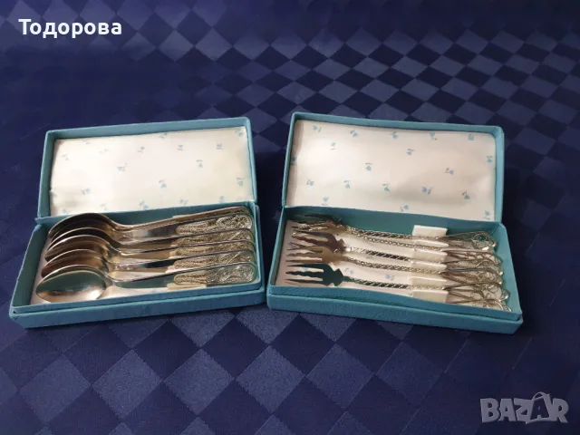 Комплект филигранни вилички и лъжички