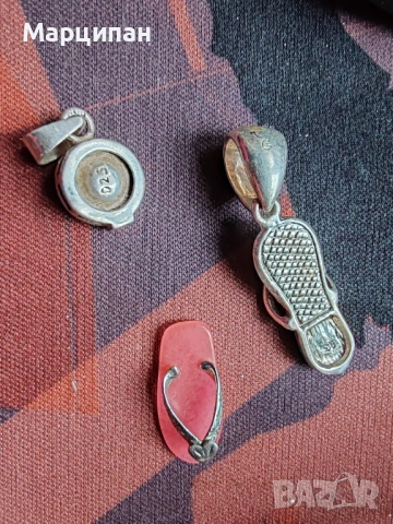 Лот сребърни висулки, снимка 3 - Колиета, медальони, синджири - 53147799