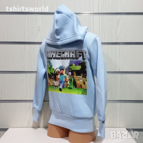 Нов детски суичър с дигитален печат MINECRAFT, снимка 7 - Детски анцузи и суичери - 30563646