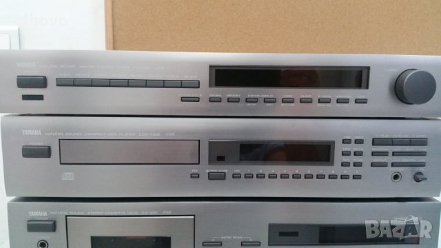 Стерео усилвател, тунер, дек, CD player Yamaha, снимка 13 - Ресийвъри, усилватели, смесителни пултове - 29938622