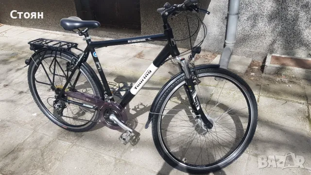 Немски алуминиев трекинг велосипед 28, снимка 1