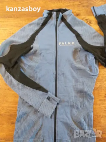 FALKE Ergonomic Sport System Men's Zip-Shirt Base Layer - мъжко термо горнище S, снимка 4 - Спортни дрехи, екипи - 48239502