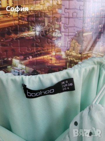 Рокля цвят мента, снимка 2 - Рокли - 42099740