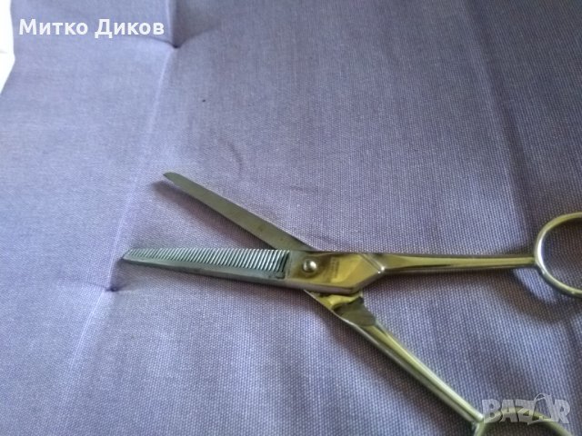 Фризьорска ножица за филиране- Solingen Mreka 170х70мм, снимка 10 - Машинки за подстригване - 34302669