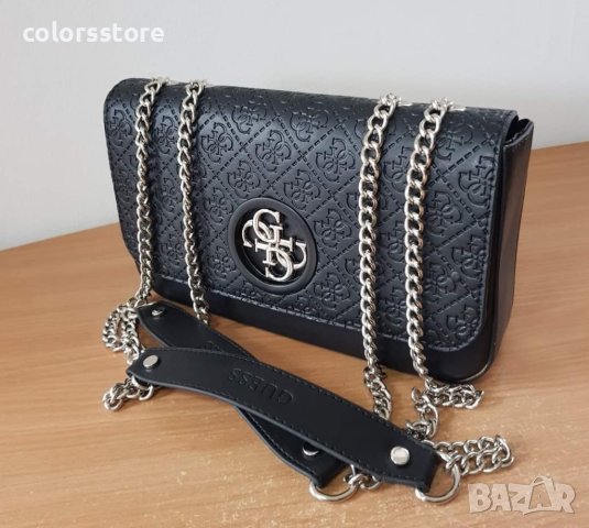 Черна чанта Guess  код IM204, снимка 5 - Чанти - 34700717