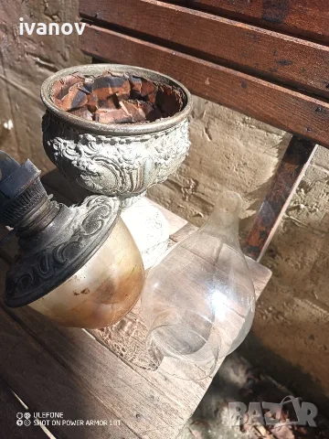 Газена лампа. ., снимка 7 - Антикварни и старинни предмети - 56071774