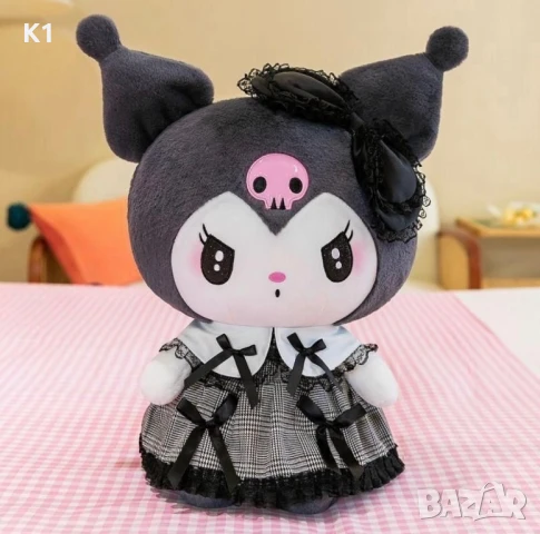 Голяма Плюшена играчка Куроми 40см, Hello Kitty Kuromi