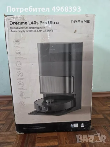 Dreame L40s Ultra – робот прахосмукачка с моп и автоматична станция