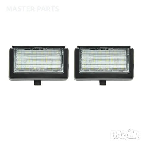 LED плафони за заден регистрационен номер за Mercedes ML w164 и X164 с T10 цокъл., снимка 2 - Части - 47672599