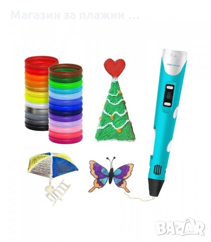 3D-ПИСАЛКА ЗА ПРОСТРАНСТВЕНО РИСУВАНЕ И МОДЕЛИРАНЕ - код 3087, снимка 7 - Рисуване и оцветяване - 34131783