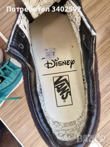 Лимитирани кецове Vans mickey mouse 43 номер, снимка 7 - Маратонки - 49821054