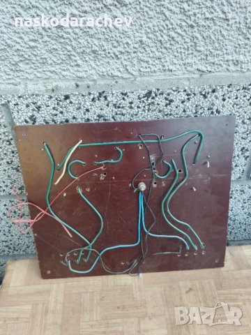 Ел.табло от гетинакс действащо до последно за къща с електромери и предпазители бушони, снимка 4 - Други - 39292721