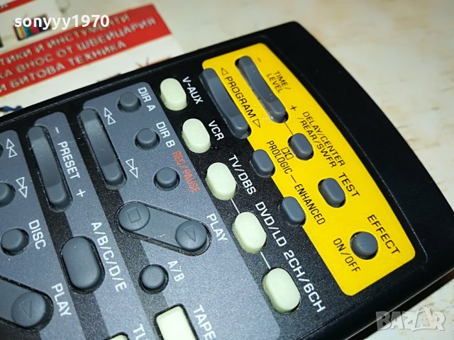 YAMAHA RECEIVER REMOTE CONTROL 2304231024, снимка 5 - Други - 40454899