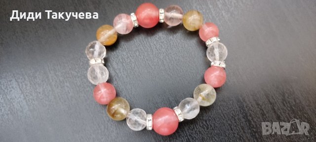 гривни от естествени кристали, снимка 17 - Гривни - 42560821