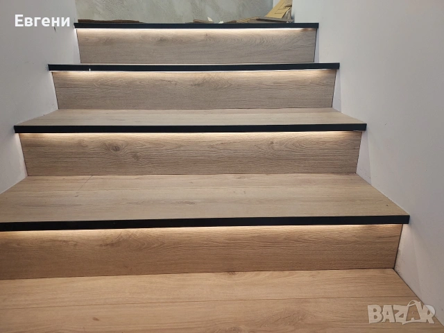 ламинат на стълби , снимка 3 - Ламиниран паркет и подложки - 53888199