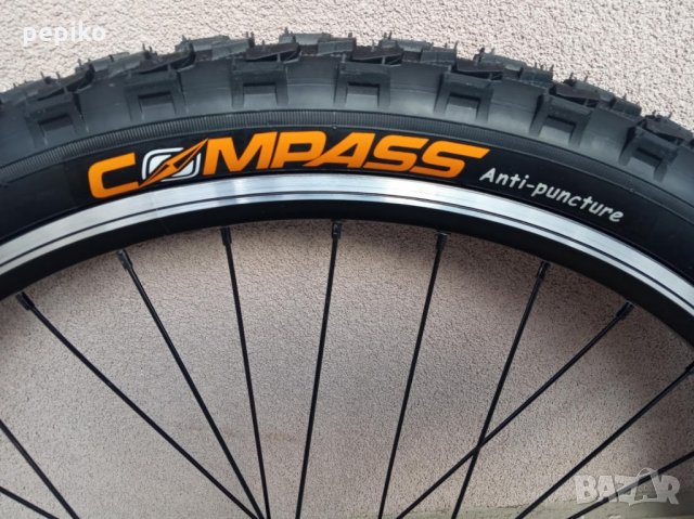 Продавам колела внос от Германия  алуминиеви капли и гуми VUELTA COMPAS 26 цола диск и вибрейк, снимка 4 - Части за велосипеди - 31591781