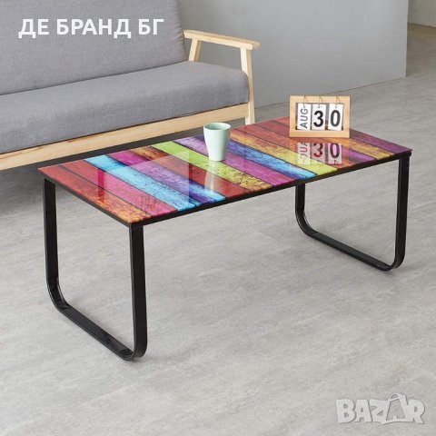 Стъклена масичка за кафе BZYYCT025RB 