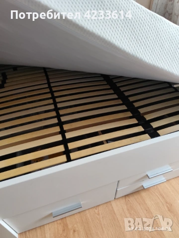 Спалня 180/200 с матрак , снимка 2 - Спални и легла - 54180510