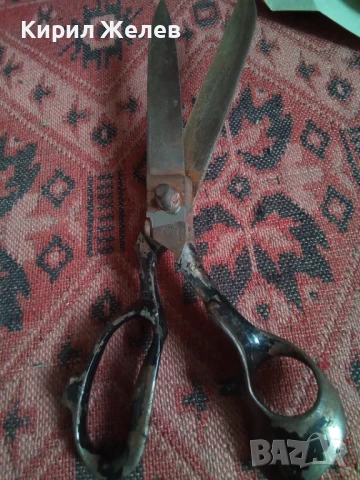 Ножица стара голяма 50990, снимка 7 - Антикварни и старинни предмети - 51393029