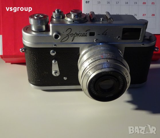 Зоркий 4 с Обектив Индустар 50, 3,5/50, снимка 2 - Фотоапарати - 31955720