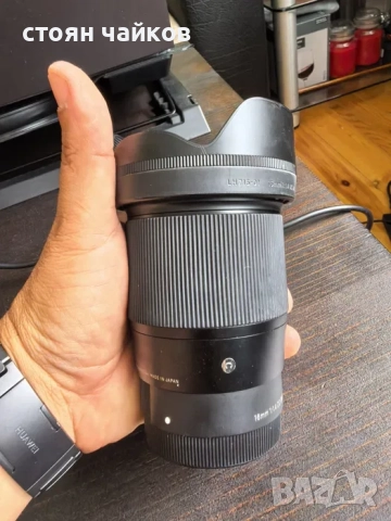 Обектив Sigma 16 f1.4 за Sony кроп