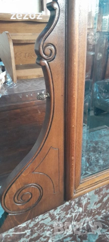 Антикварен тоалетен шкаф №70, снимка 5 - Шкафове - 54104692