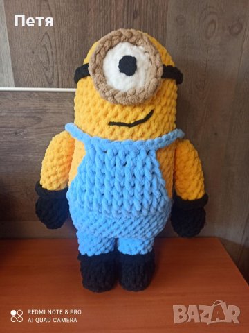 Миньон /ръчно изплетен/, снимка 2 - Плюшени играчки - 40827158