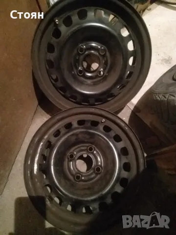 2 бр. стоманени джанти от opel 14 цола