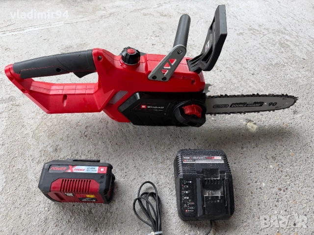 Einhell GE-LC 18/25 акумулаторна резачка, снимка 2 - Моторни триони/резачки - 54363499